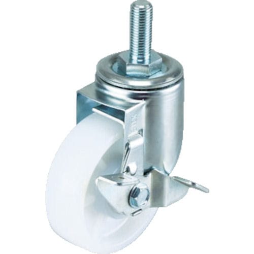 ワコー　エアーキャスターねじ込みタイプ（自在Ｓ付）１００ｍｍ　ナイロン（Ｂ入）車＿