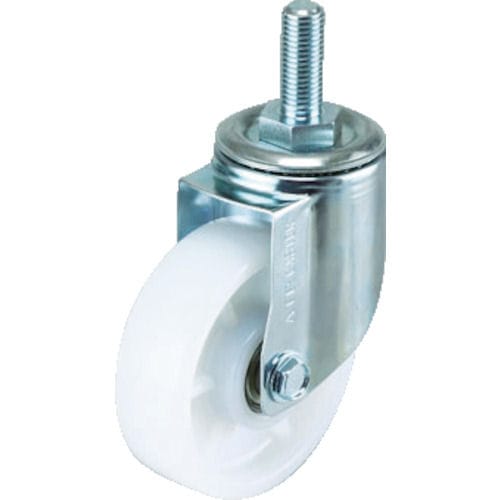 ワコー　エアーキャスターねじ込みタイプ（自在）１００ｍｍ　ナイロン（Ｂ入）車＿