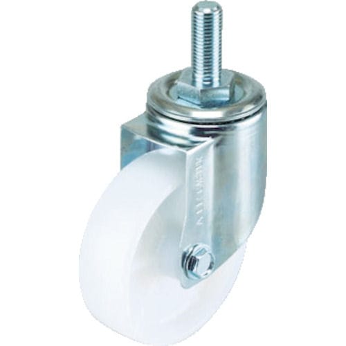 ワコー　エアーキャスターねじ込みタイプ（自在）１００ｍｍ　ナイロン車＿