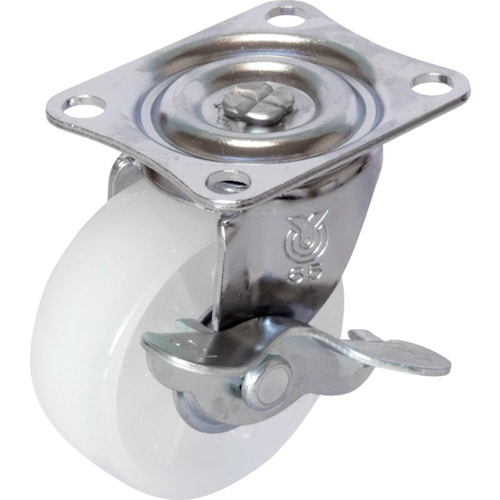 ユーエイ　キャスターＳ付自在車　５０径ナイロン車輪＿