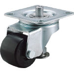 ユーエイ　アジャスターフット付自在キャスター　６５径強化ナイロン車輪＿