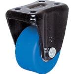 シシク　低床重荷重用キャスター　固定　７５径　ＭＣ車輪　黒＿