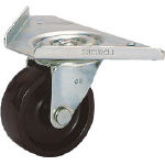 シシク　コーナーキャスター　ナイロン車輪　５０径　ユニクロめっき＿