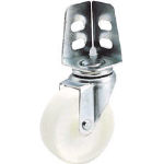 ＴＲＵＳＣＯ　アングル式ナイロンキャスター　自在　７５＿