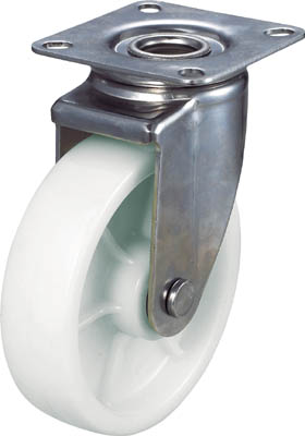 ＴＲＵＳＣＯ　ナイロンキャスター　ステンレス金具　自在　１００＿