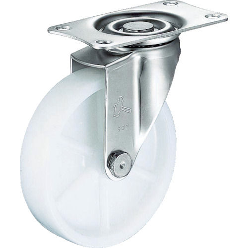 ハンマー　Ｅシリーズオールステンレス自在ナイロン車１００ｍｍ＿