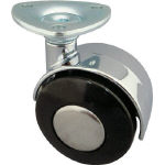 トーシン　プレート式双輪キャスター　５０径　自在＿