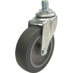 ユーエイ　ねじ込みキャスター自在車　６５径エラストマー車輪＿