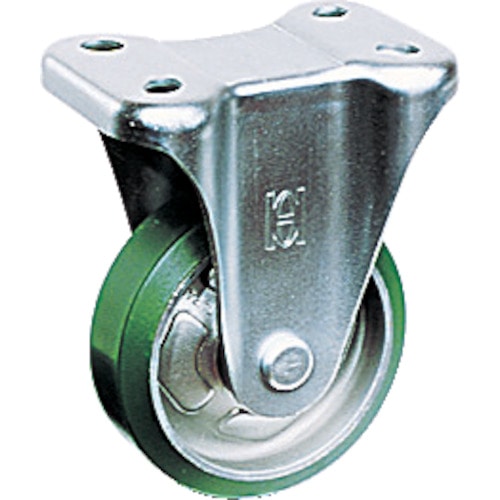 ＯＨ　プレスキャスター　固定　ウレタン車　７５ｍｍ＿