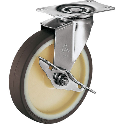 ハンマー　Ｅシリーズオールステンレス自在ＳＰ付ウレタンＢ車１００ｍｍ＿