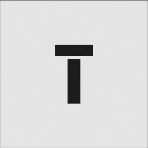 ＩＭ　ステンシル　Ｔ　文字サイズ１００×６５ｍｍ＿