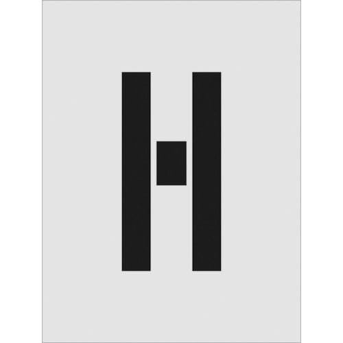 ＩＭ　ステンシル　Ｈ　文字サイズ２５０×１２５ｍｍ＿