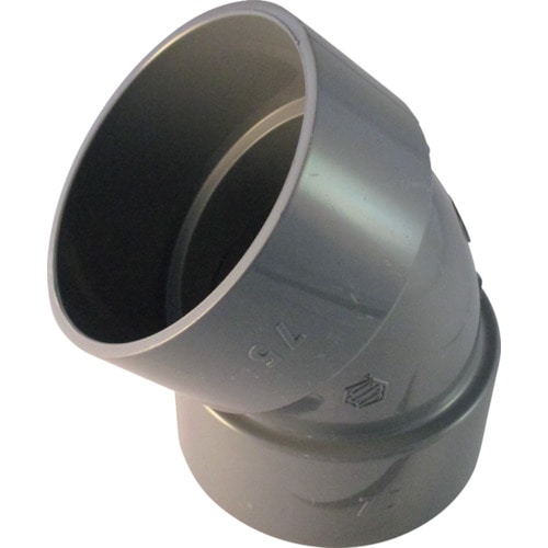 エスロン　ＤＶ継手４５°エルボ　７５＿