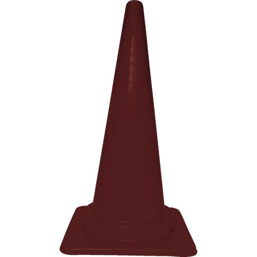 ＴＲＵＳＣＯ　安全コーン　幅３８０ｍｍＸ高さ７００ｍｍ　ブラウン＿