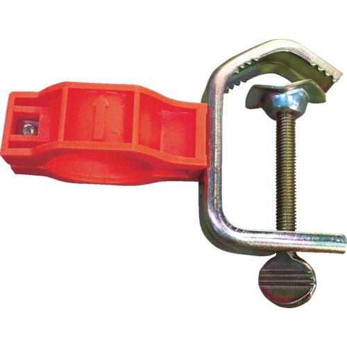 仙台銘板　Ｆ型ホルダー（オレンジ）工事灯用金具＿