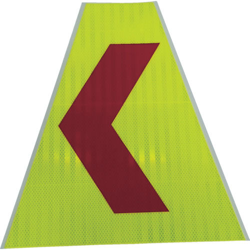 仙台銘板　プリズムコーンカバー反射両面　ＫＫＢ－３０Ｌ　左矢印＿