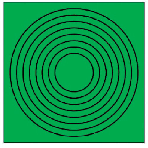 ユニット　ゲージマーカー円形緑・ＰＰステッカー・１０枚組＿