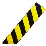 日東エルマテ　反射トラクッション　５ｍｍ×２００ｍｍ×１ｍ　黄／黒＿