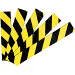 日東エルマテ　反射トラクッション　　５ｍｍ×１００ｍｍ×１ｍ　黄／黒＿