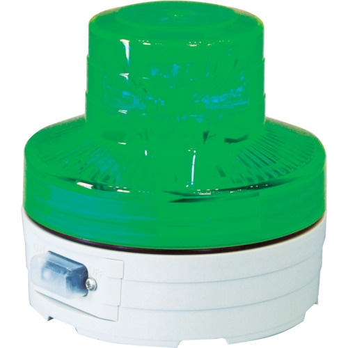 日動　電池式ＬＥＤ回転灯　ニコＵＦＯ　夜間自動点灯タイプ　緑＿