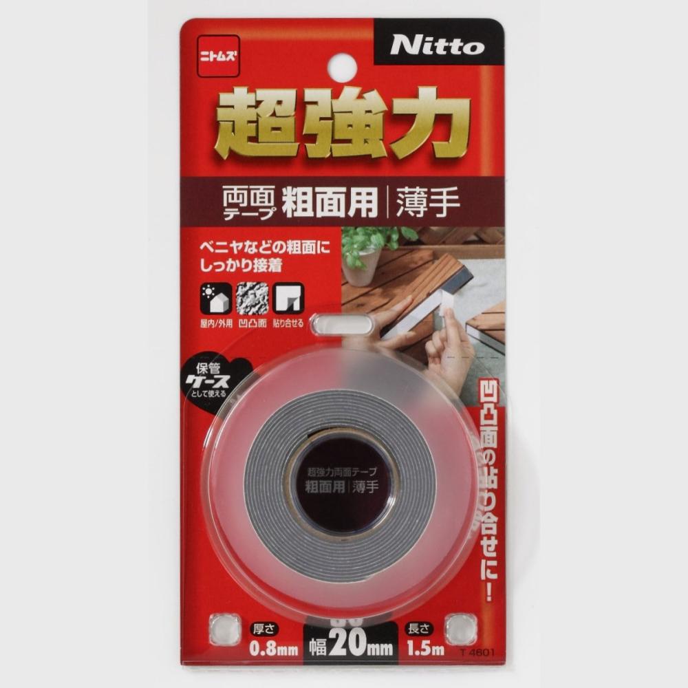 ニトムズ　超強力両面テープ粗面用薄手２０×１．５