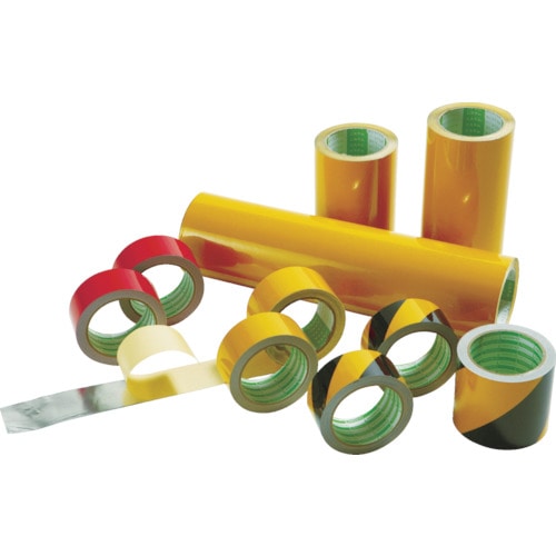 日東エルマテ　粗面反射テープ　１００ｍｍｘ１０ｍ　黄＿