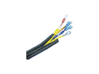 パンドウイット　コルゲートチューブ　ポリエチレン　スリット付き　黒＿