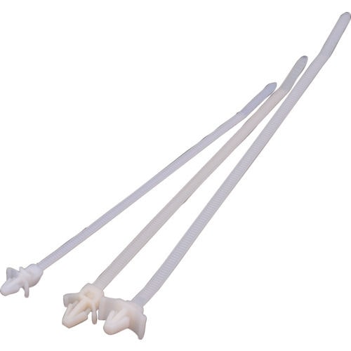 ＴＲＵＳＣＯ　プッシュマウントタイ（ウィング）　幅３．５ｘ１５７　取付穴径４．６＿