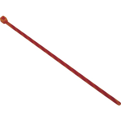 パンドウイット　ストライプナイロン結束バンド　オレンジ／赤　（５０本入）＿