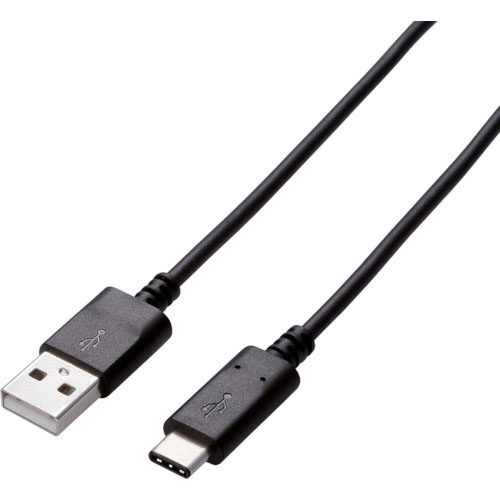 エレコム　ＵＳＢ２．０ケーブル　Ａ－Ｃタイプ　認証品　３Ａ出力　２．０ｍ＿