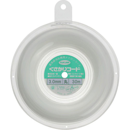たくみ　ナイロンコード　丸型　３．０×３０ｍ＿