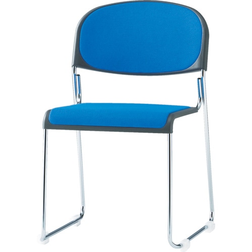 ＴＯＫＩＯ　ミーティングチェア（スタッキング）　布　クリアブルー＿