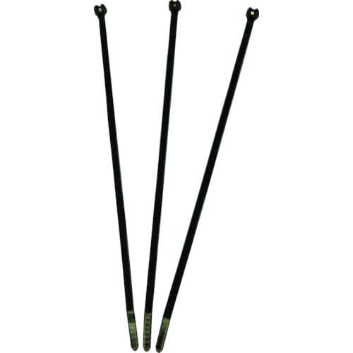 パンドウイット　ステンレス爪ロック式ナイロン結束バンド　耐候性黒　（５０本入）＿