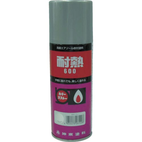 シントー　耐熱用スプレー　シルバー　３００ＭＬ＿