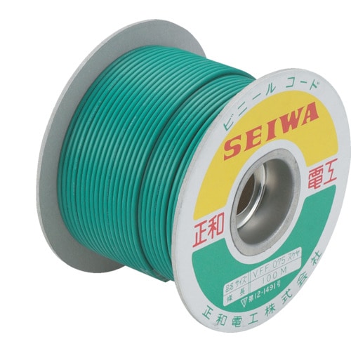 正和電工　アースコード　ＶＳＦコード　１００ｍ　ドラム巻＿