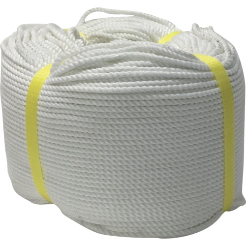 ユタカ　ロープ　ポリエステルロープ巻物　３×２００ｍ＿