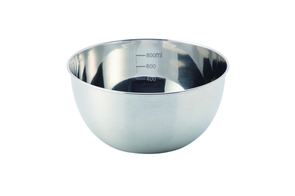 アテーナライフ　ステンレス製ボウル　１５ｃｍ目盛付