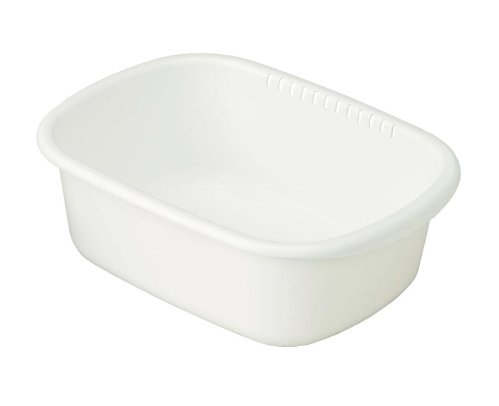 ＡＬ　ＰＣ洗い桶　小判型　ホワイト