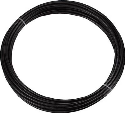 ＴＲＵＳＣＯ　ポリウレタンチューブ　４Ｘ２．５ｍｍ　１０ｍ巻　黒＿
