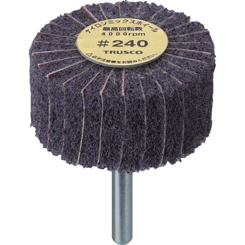 ＴＲＵＳＣＯ　ナイロンミックスホイール　外径４０Ｘ厚２５Ｘ軸６　５個入　２４０♯＿