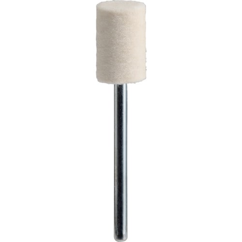 ＴＲＵＳＣＯ　フェルトミニホイール　平型　１０　仕上げ用　白色　１０個入＿