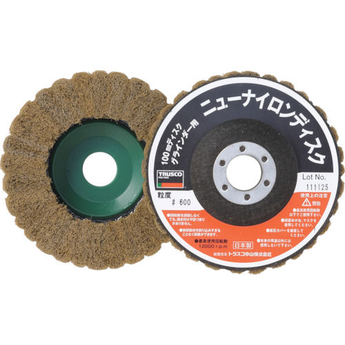 ＴＲＵＳＣＯ　ニューナイロンディスク　９５穴径１６ｍｍ　６００＃　５個入＿