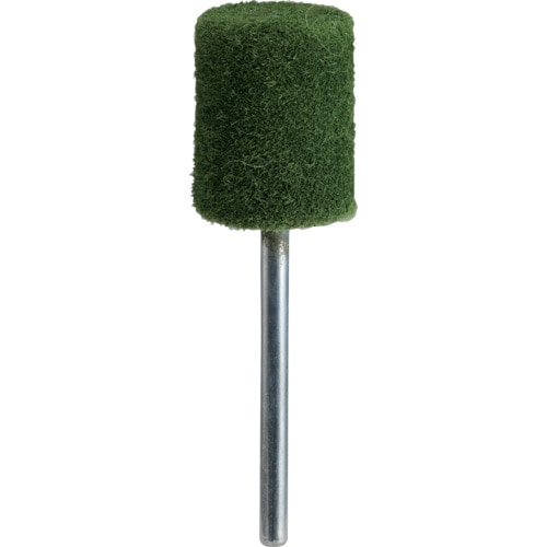 ＴＲＵＳＣＯ　フェルトミニホイール　平型　１５　研磨用　緑色　１０個入＿