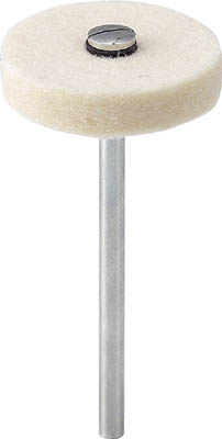 ＴＲＵＳＣＯ　ナイロンミニホイール　フェルト　２５Ｘ軸径３　２５枚入＿