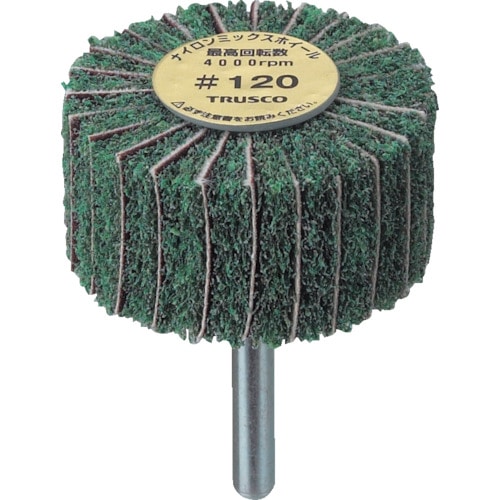 ＴＲＵＳＣＯ　ナイロンミックスホイール　外径１００Ｘ厚２５Ｘ軸６　５個入１２０♯＿