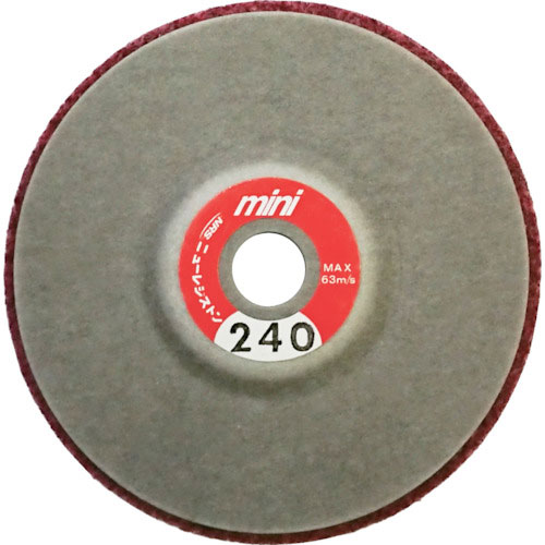 ＮＲＳ　ミニエフシーディスク　７５×１０　＃２４０＿