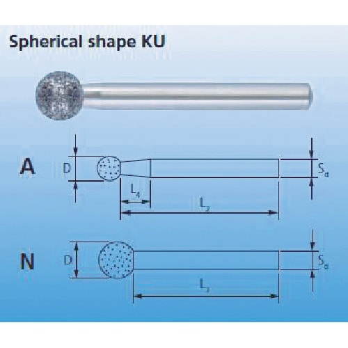 ＰＦＥＲＤ　ダイヤモンドインターナルバー　３ｍｍ軸　１２０＿