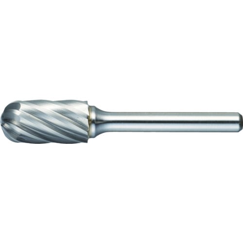 ＴＲＵＳＣＯ　超硬バー　先丸円筒型　１９Ｘ刃長２５Ｘ軸６　アルミカット＿