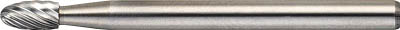 ＴＲＵＳＣＯ　超硬バー　タマゴ型　３Ｘ刃長５．６Ｘ軸３　シングルカット＿
