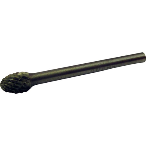 スーパー　超硬バーシャンク径３ミリ（卵型）ダブルカット（刃径：５．０）＿